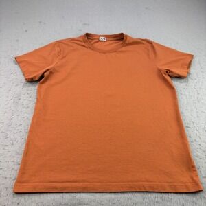 Son Of A Tailor Shirt Mens Medium Orange Crew Neck Short‎ Sleeve